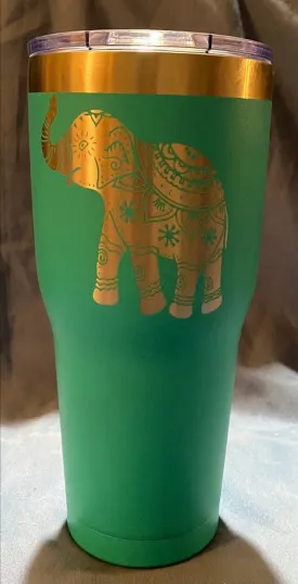 30oz Elephant Tumbler Design Only