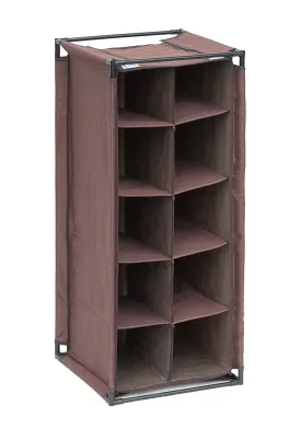 5-Tier Portable Shoe Tower Closet Rack Organizer