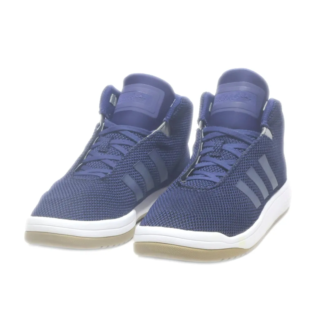 Adidas Veritas Mis High-Top Sneakers Fabric Blue Colour For Men