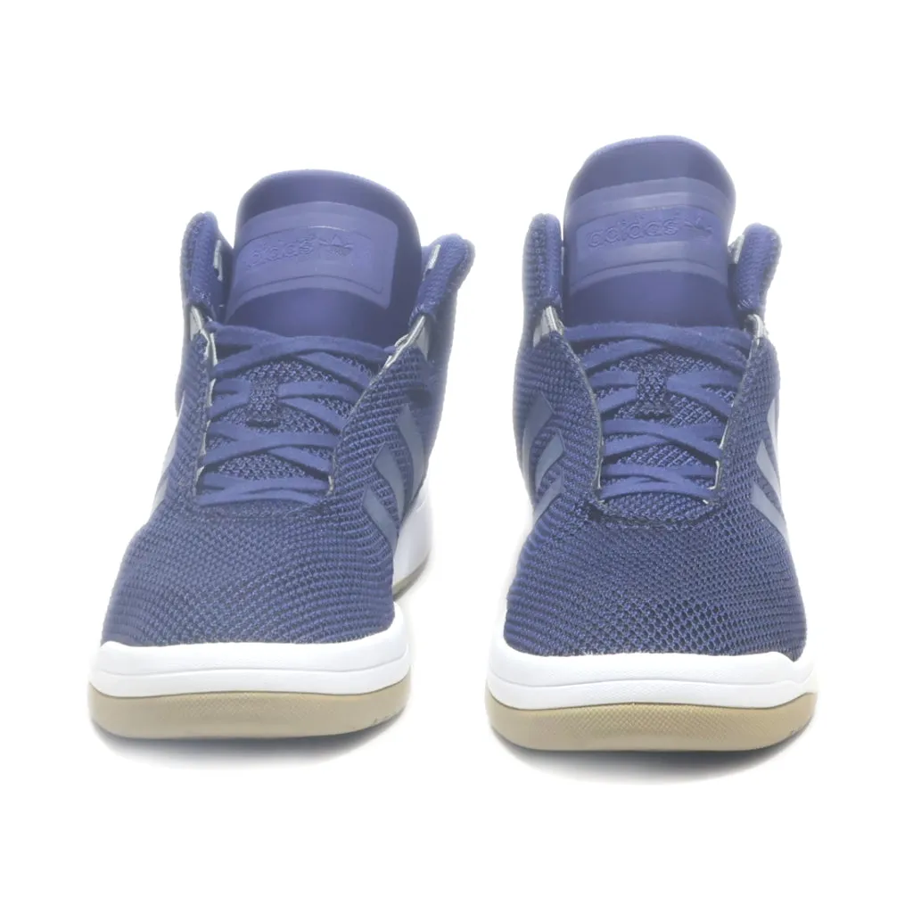 Adidas Veritas Mis High-Top Sneakers Fabric Blue Colour For Men