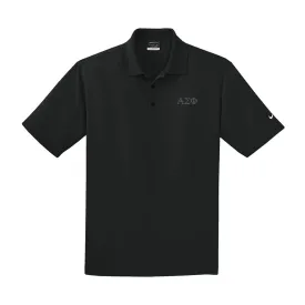 Alpha Sig Black Nike Performance Polo