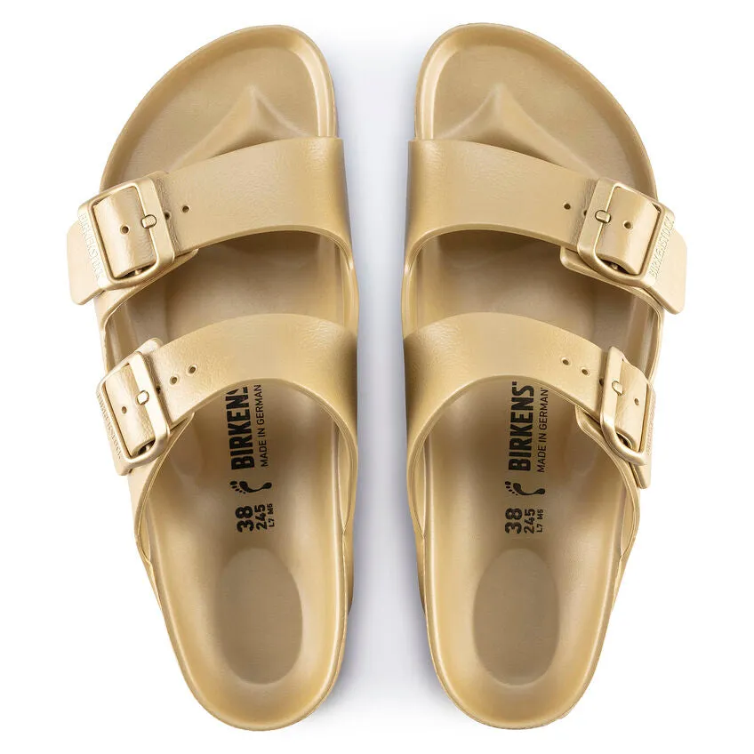 Birkenstock Womens Arizona Essentials EVA Glamour Gold