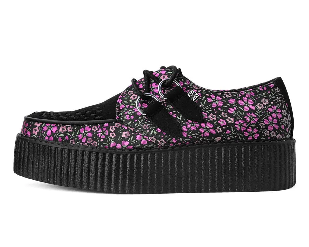 Black & Pink Floral D-Ring Viva Creeper