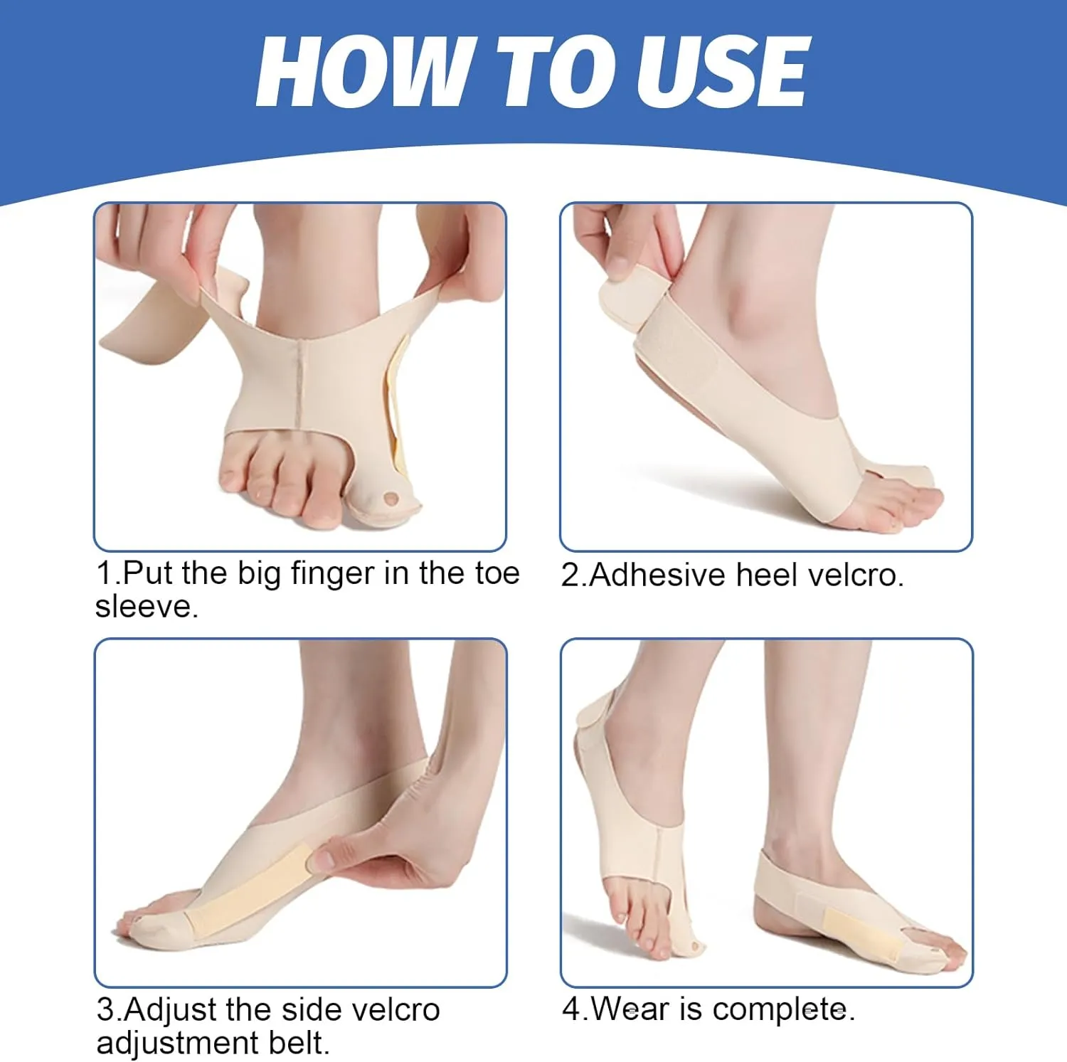 Bunion Corrector Hallux Valgus Socks Right Size(35-39.5)