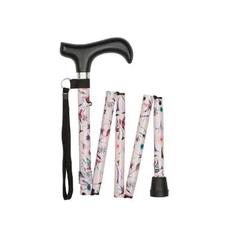 Charles Buyers Ziggy 5 Section Mini Folding Walking Stick - Assorted Patterns