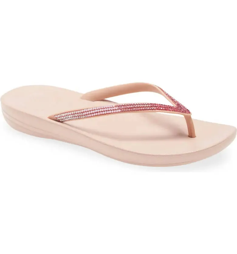 FitFlop Womens Iqushion Ombre Sparkle Beige