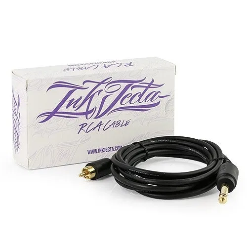 InkJecta 8' Long RCA Cable in Black