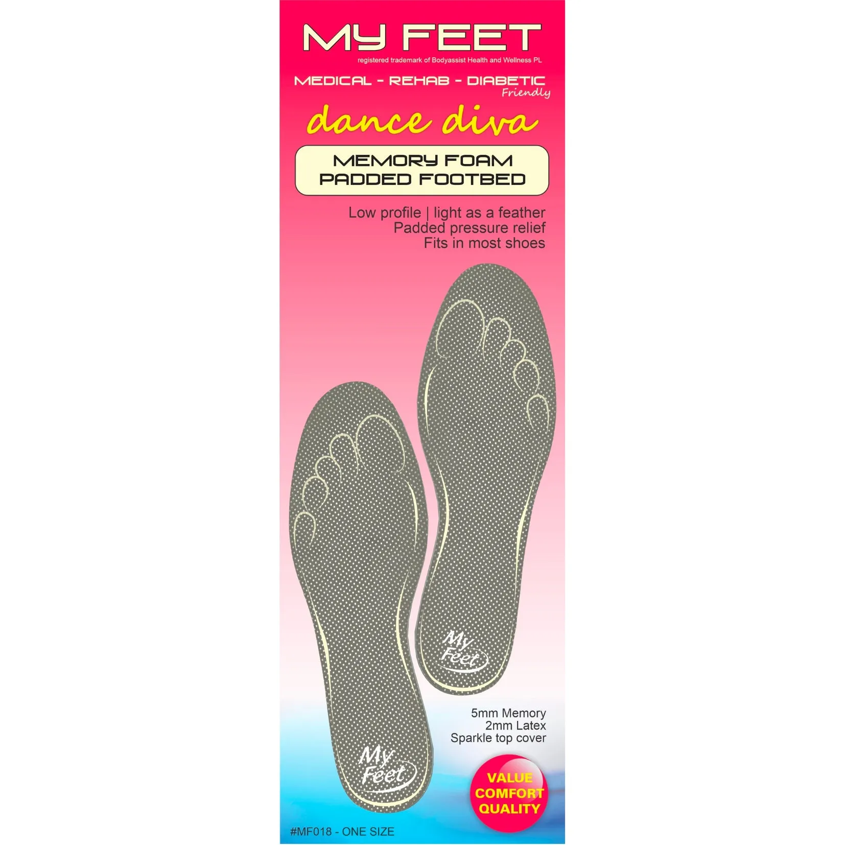 Memory Foam Padded Footbeds - My Feet (1)