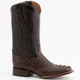 Men's Ferrini Dakota Caiman Hornback Square Toe Boots 1049309