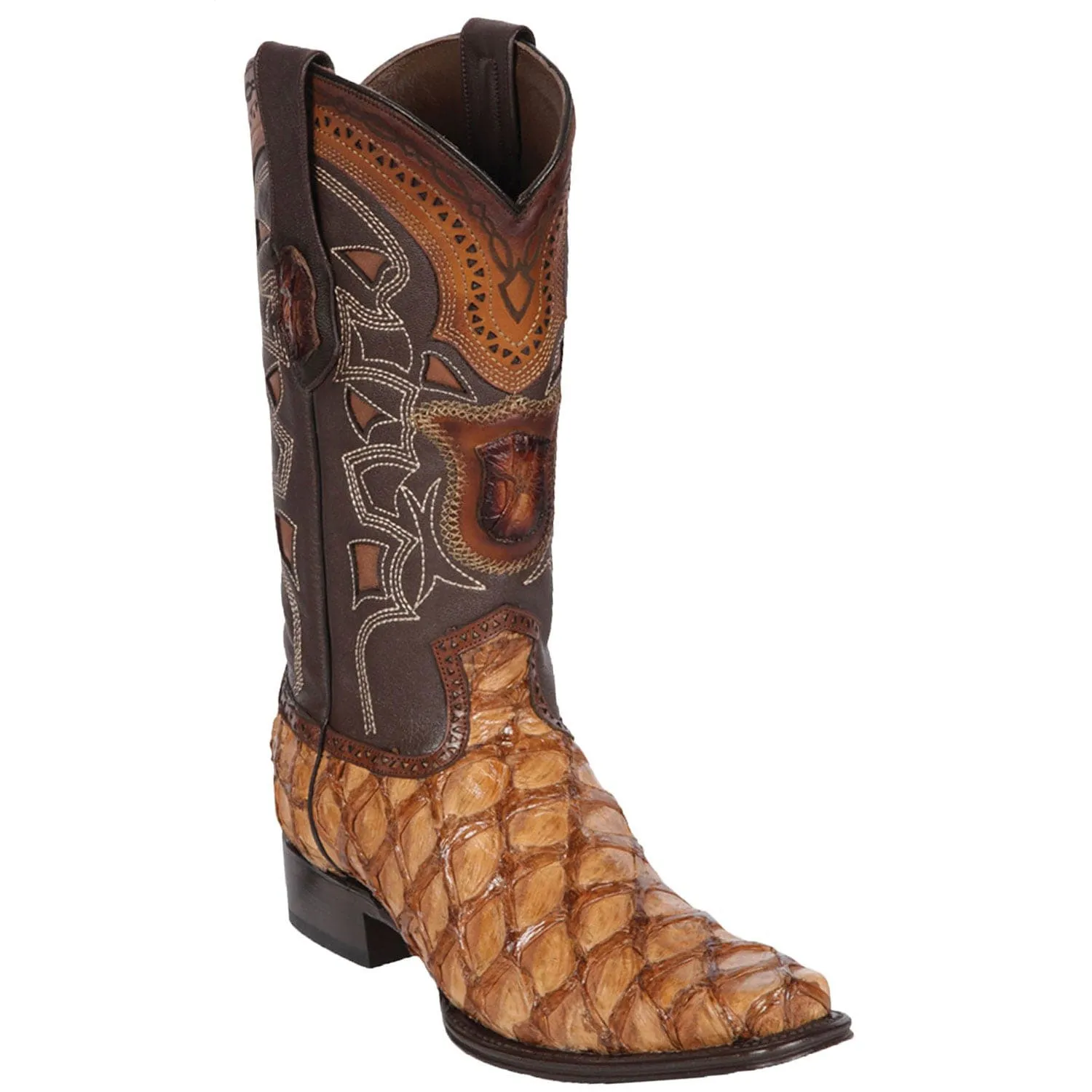 Men's Los Altos Monster Fish European Square Toe BootS 7610