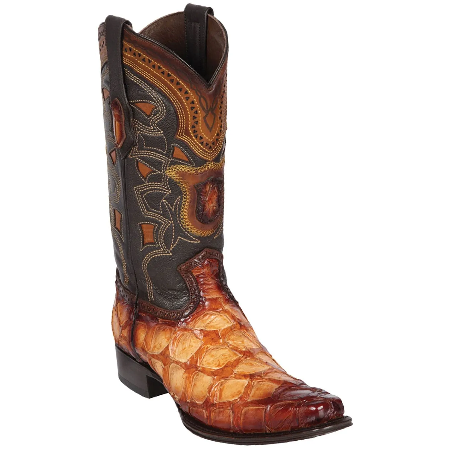 Men's Los Altos Monster Fish European Square Toe BootS 7610