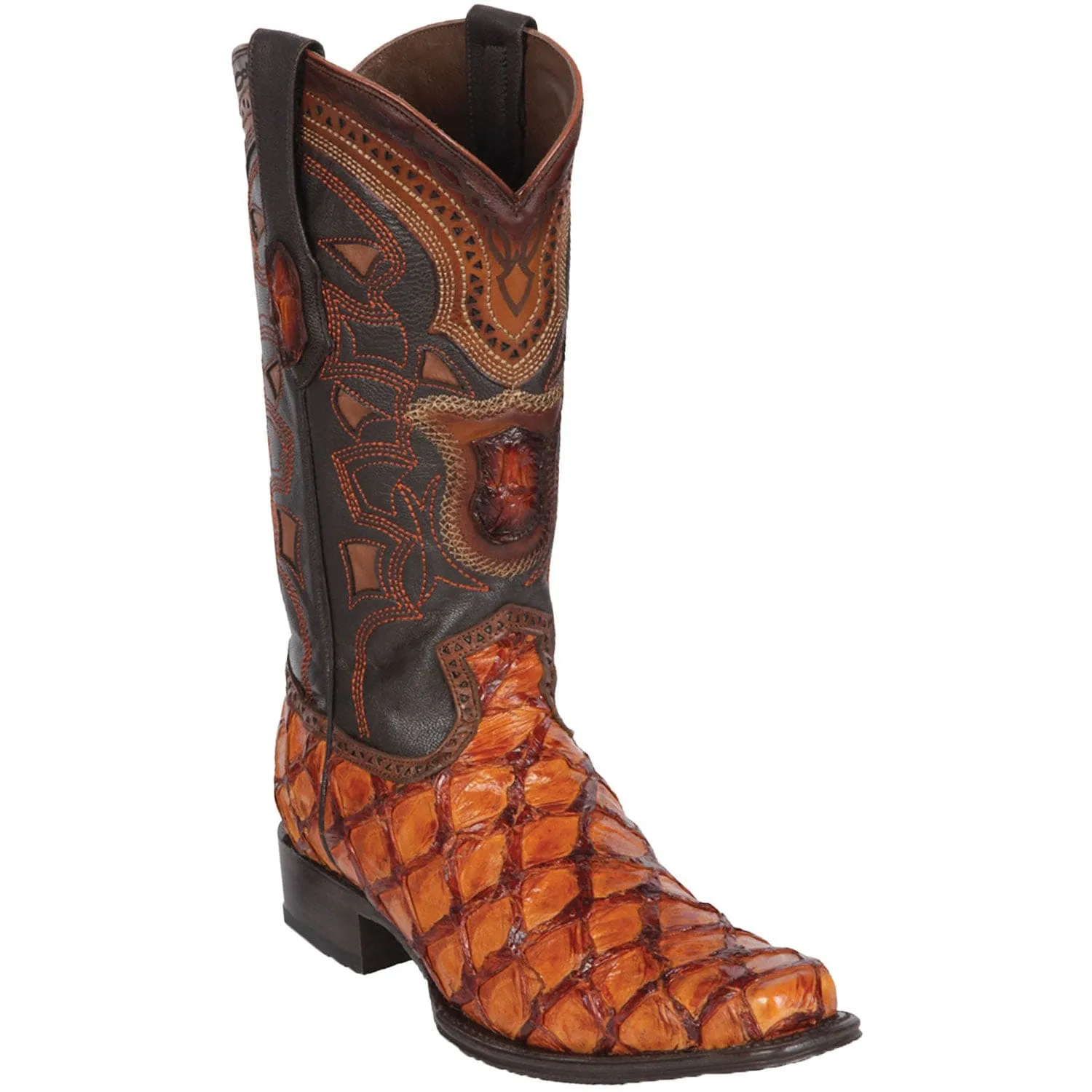 Men's Los Altos Monster Fish European Square Toe BootS 7610