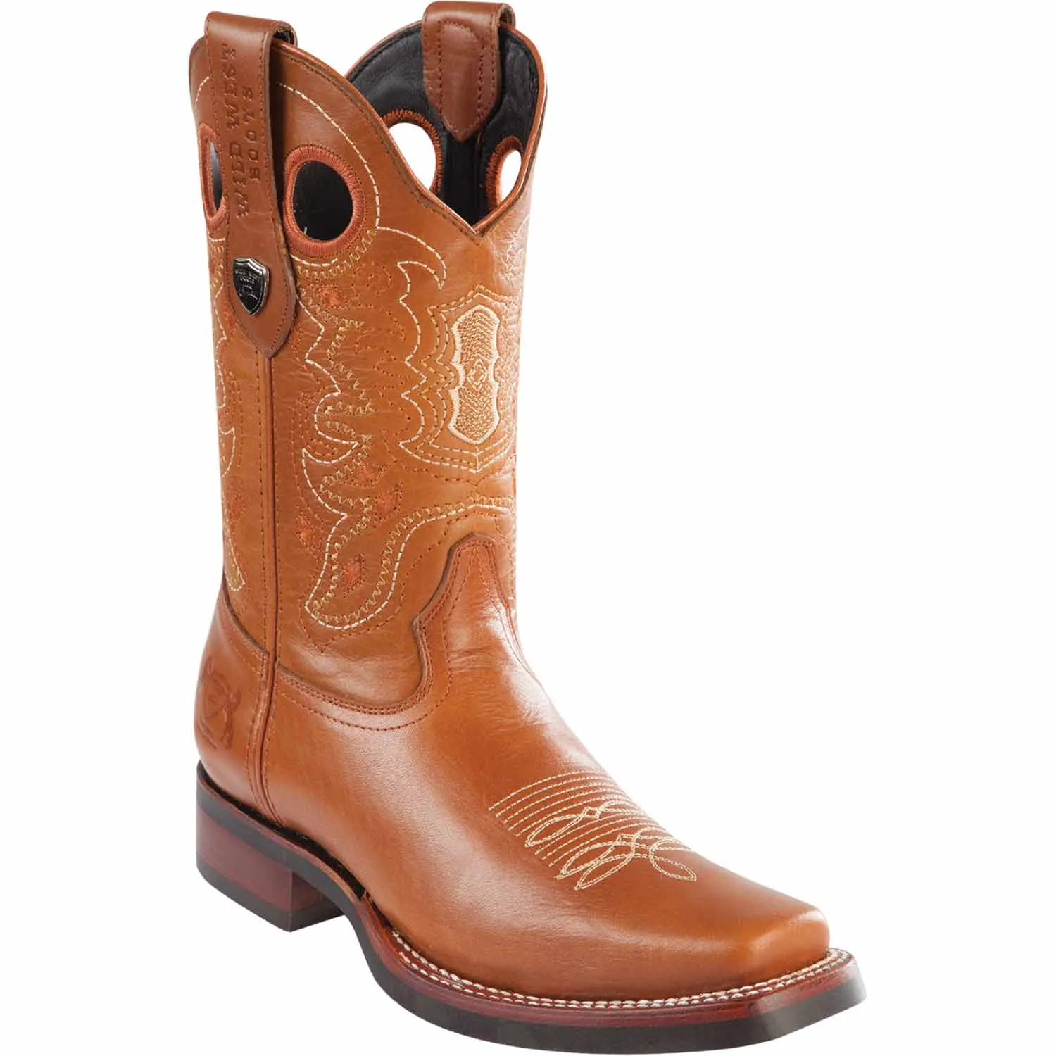 Men's Wild West Genuine Leather Rodeo Toe Boot 28193851