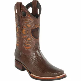 Men's Wild West Teju Lizard Skin Rodeo Toe Boot 28190707