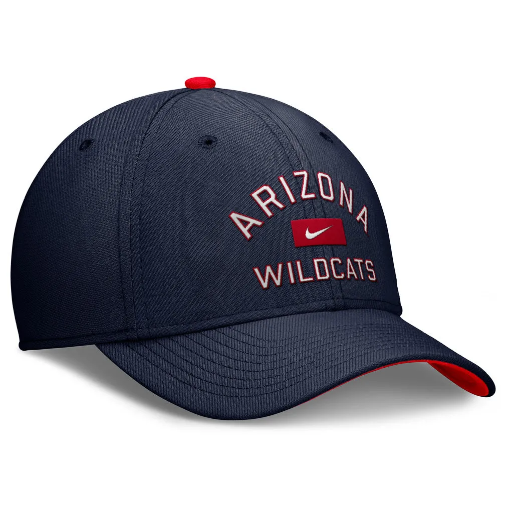 NCAA Arizona Wildcats Nike Arch Arizona Swooshflex Fit Hat