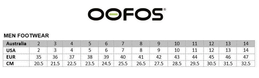 OOFOS Mens OOriginal Sport Graphite