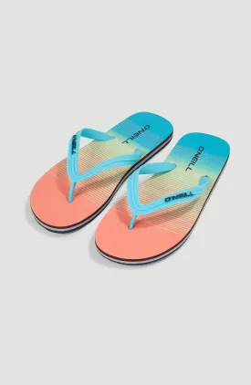 Profile Graphic Sandals | Living Coral Simple Gradient Panel