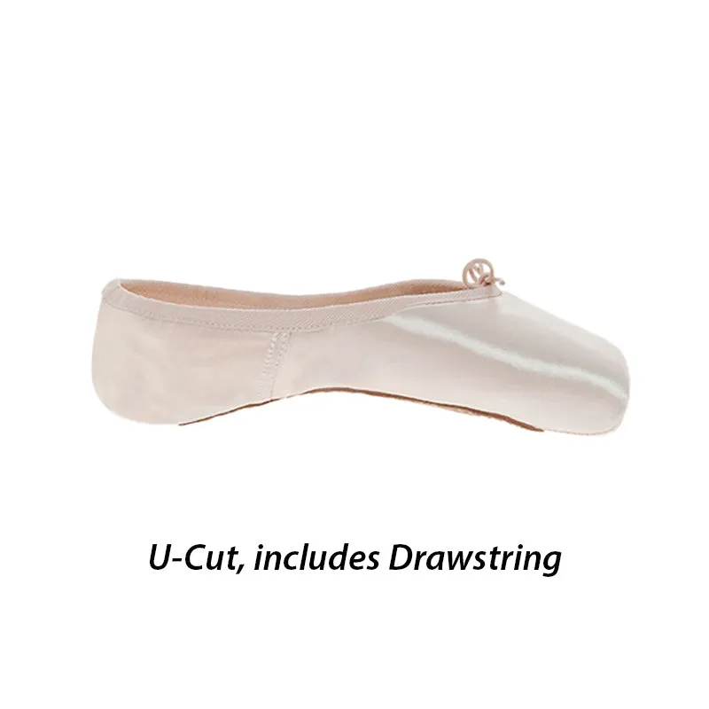 Russian Pointe Rubin U-Cut Drawstring Pointe Shoes - Hard Shank