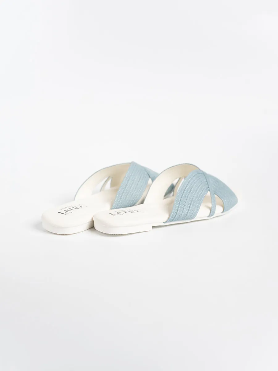 Sofya Denim Sandals