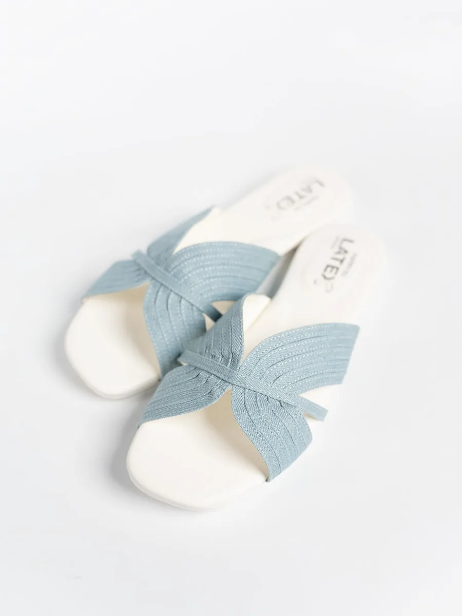 Sofya Denim Sandals