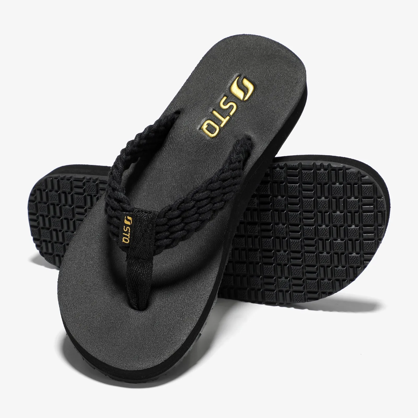 STQ Womens Quick Dry Flip Flops