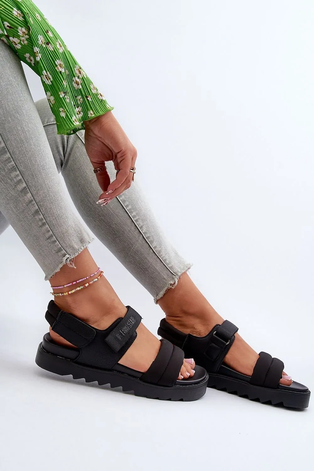 TEEK - Strappy Cush Sandals