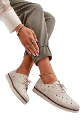 TEEK - Womens Hole Punched Low Shoes