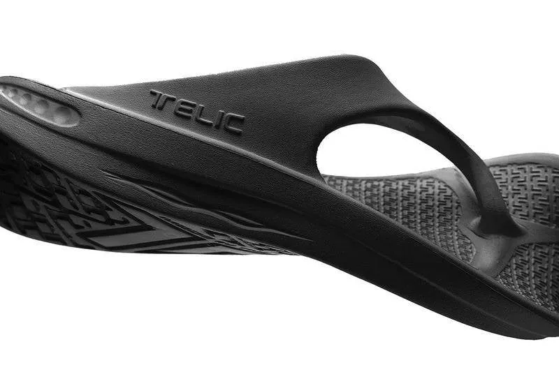 Telic Energy Flip Flop Midnight Black