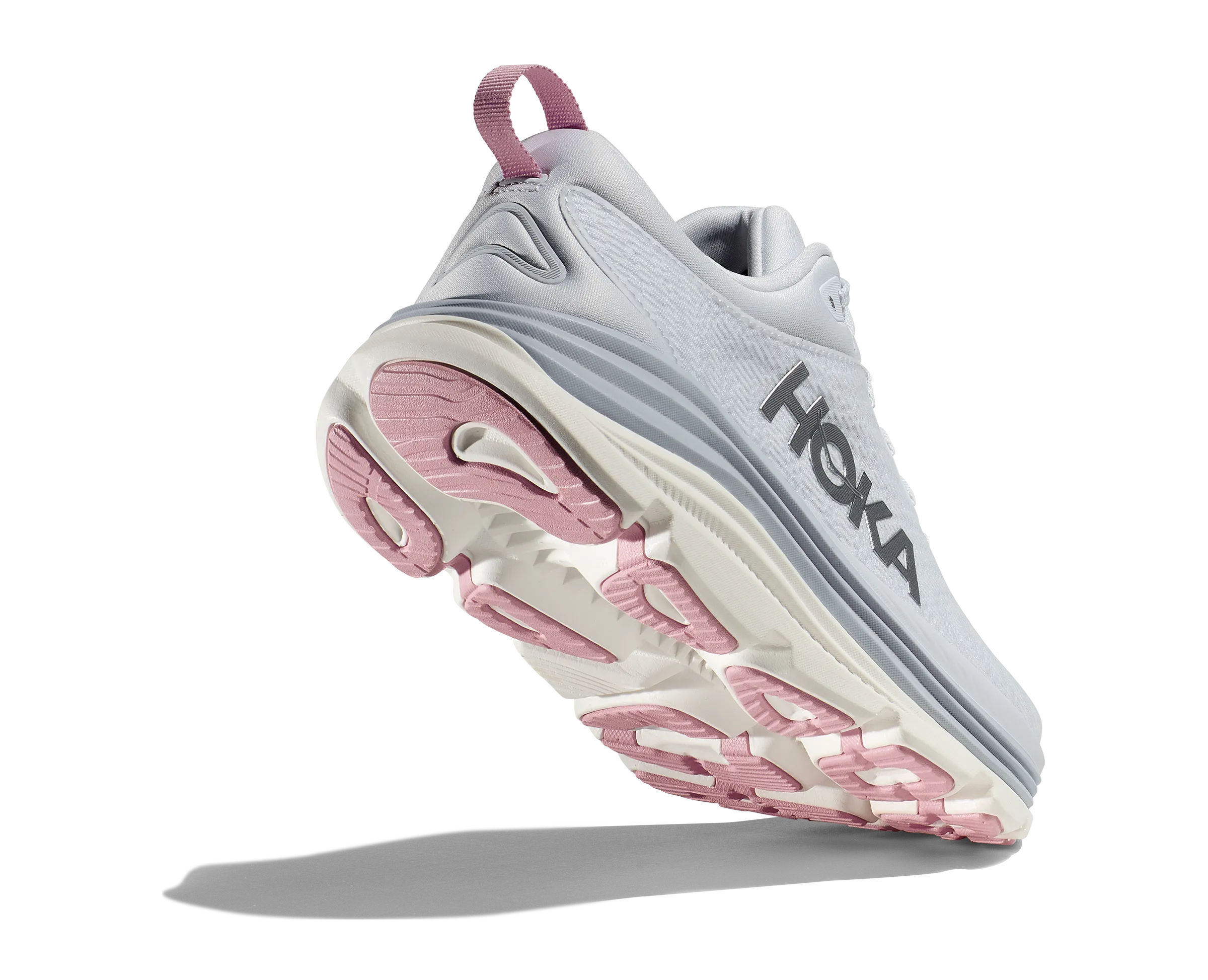 Women's HOKA Gaviota 5 Running Shoe in Sea Ice / Pink Twilight